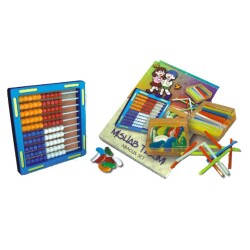 Yıldızlar Abaküs Takım Sayı Çubuklu ve Fasülyeli - Yıldızlar