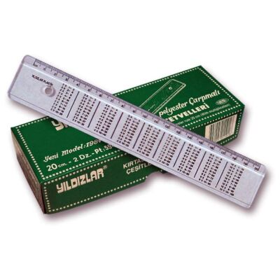 Yıldızlar Cetvel Plastik Çarpım Tablolu 30 Cm 164 - 1