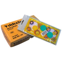 Yıldızlar Motif Şablonu 106 - Yıldızlar