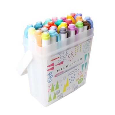 Zebra Mildliner 25li Markör Seti - 1