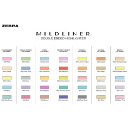 Zebra Mildliner 25li Markör Seti - 2