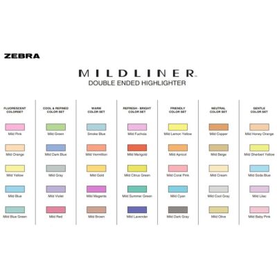 Zebra Mildliner 25li Markör Seti - 2