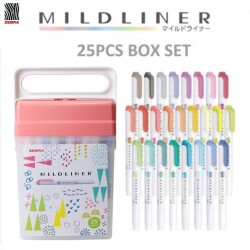 Zebra Mildliner 25li Markör Seti - 5