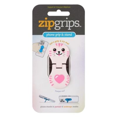 Zipgrips Kitty Zipgrips Telefon Tutucu ve Stand Kedi - 1