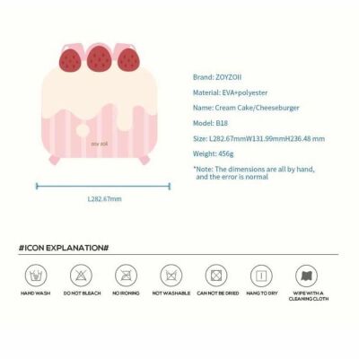 ZOYZOII Delicious Serisi Cream Cake Sırt Çantası - 4