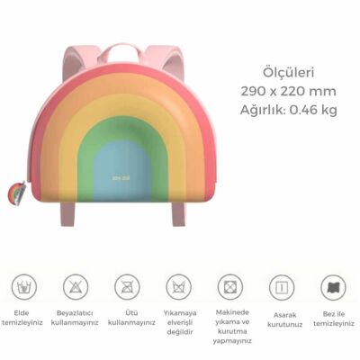 ZOYZOII Dream Serisi Sugar Heart Rainbow Çantası - 4